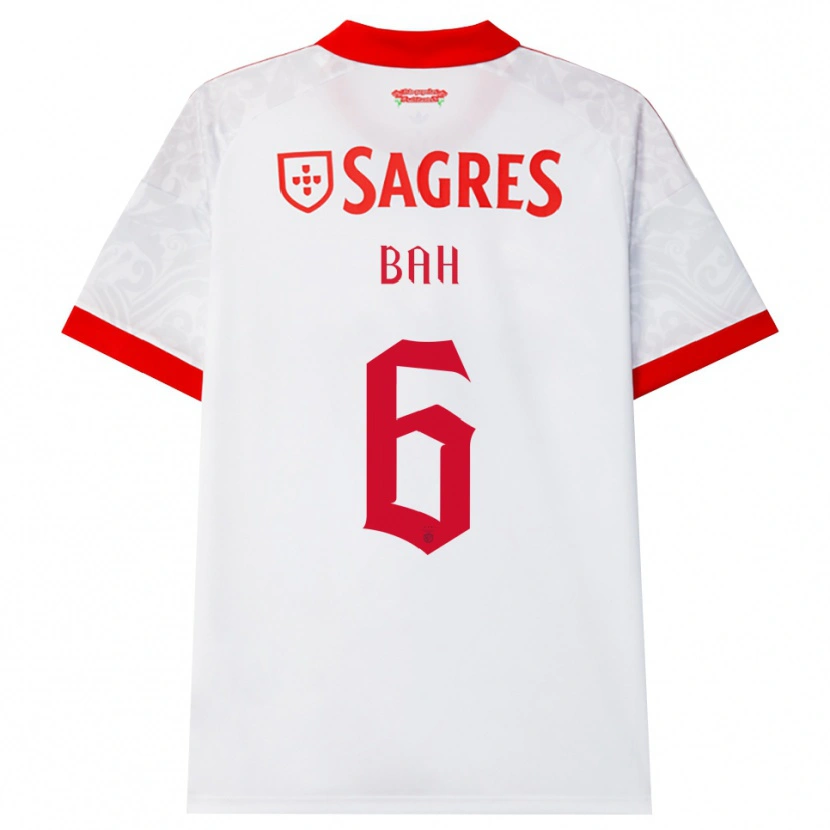 Danxen Homem Camisola Alexander Bah #6 Branco Vermelho Amarelo Alternativa 2026/27 Camisa Brasil