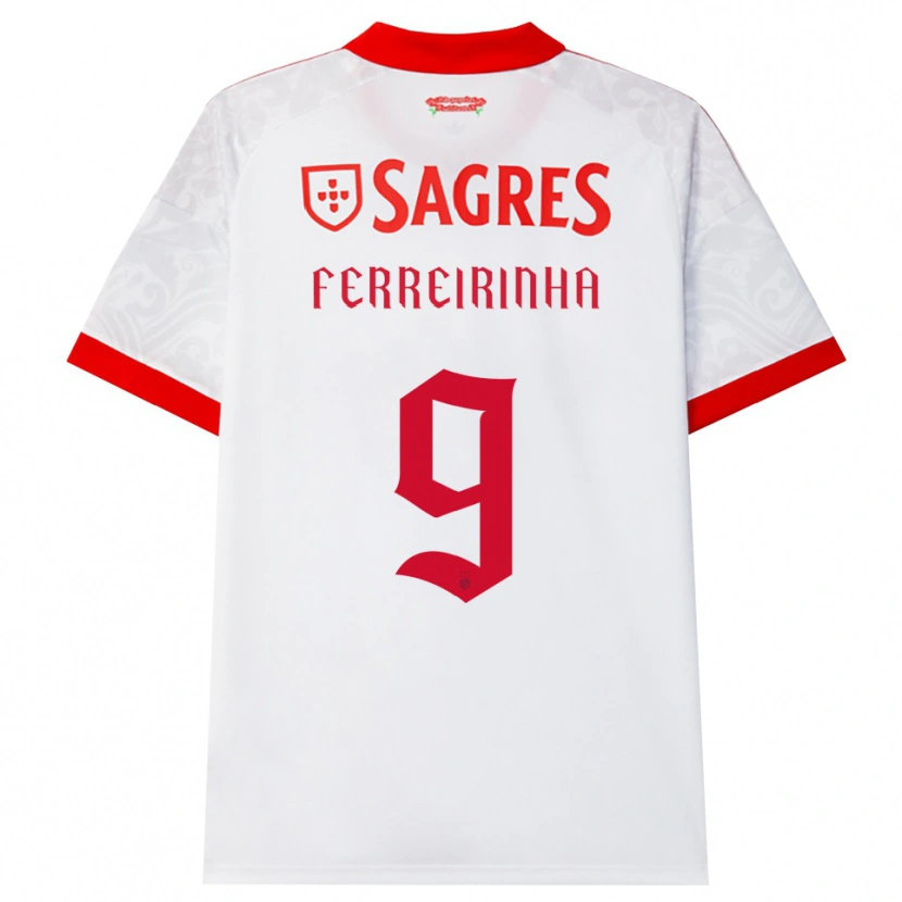 Danxen Homem Camisola Afonso Ferreirinha #9 Branco Vermelho Amarelo Alternativa 2026/27 Camisa Brasil