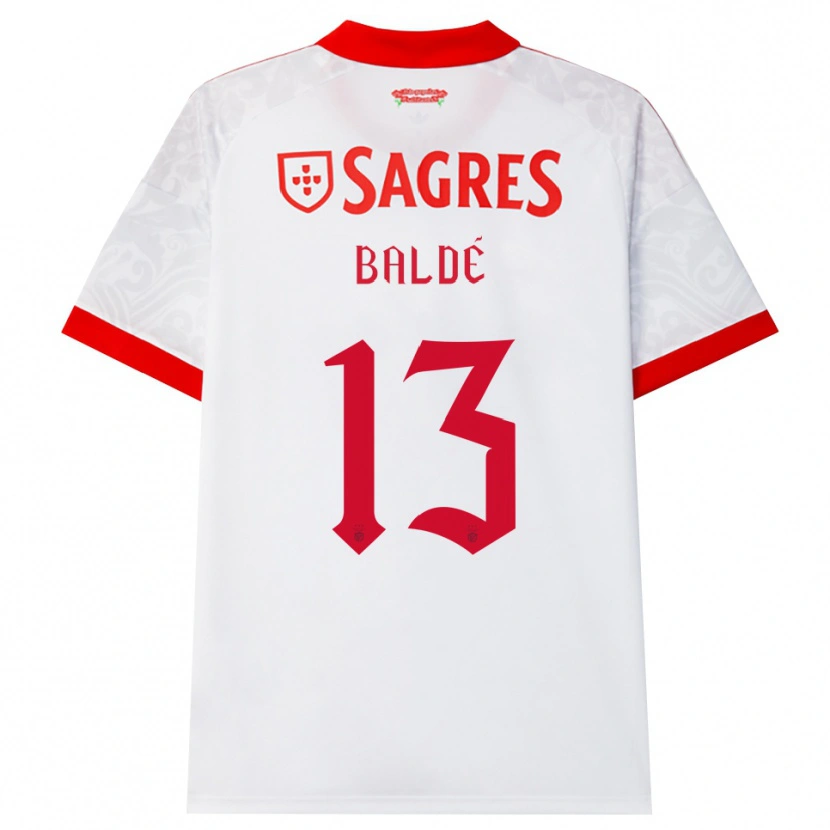 Danxen Homem Camisola Afonso Baldé #13 Branco Vermelho Amarelo Alternativa 2026/27 Camisa Brasil