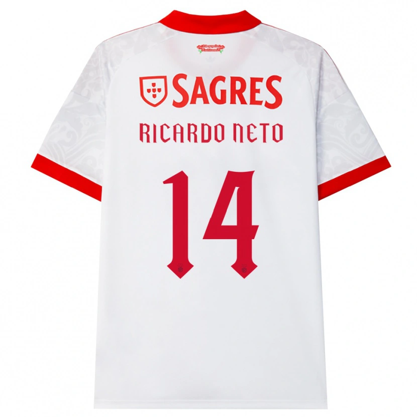 Danxen Homem Camisola Ricardo Neto #14 Branco Vermelho Amarelo Alternativa 2026/27 Camisa Brasil