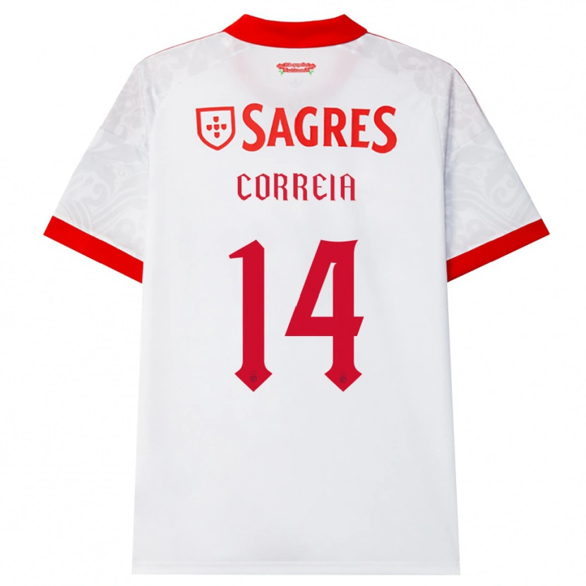Danxen Homem Camisola Rúben Correia #14 Branco Vermelho Amarelo Alternativa 2026/27 Camisa Brasil