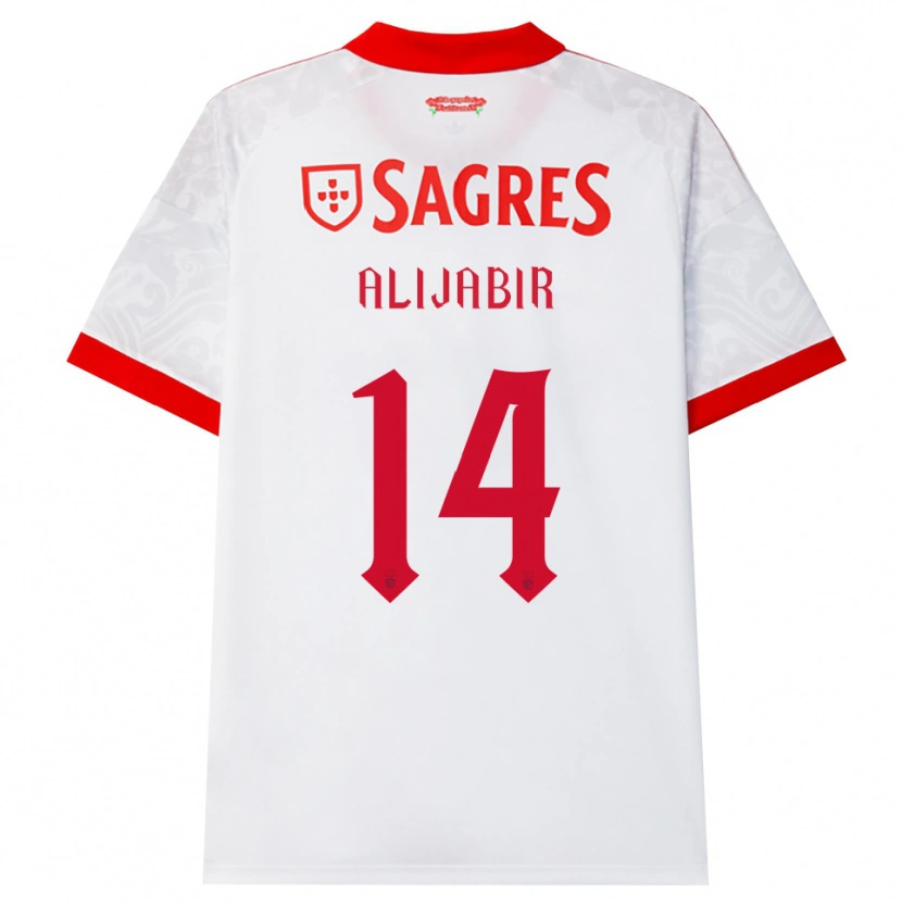 Danxen Homem Camisola Sheikhan Alijabir #14 Branco Vermelho Amarelo Alternativa 2026/27 Camisa Brasil