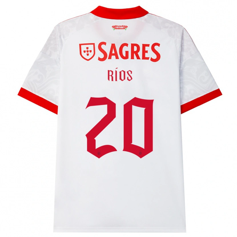 Danxen Homem Camisola Richard Ríos #20 Branco Vermelho Amarelo Alternativa 2026/27 Camisa Brasil