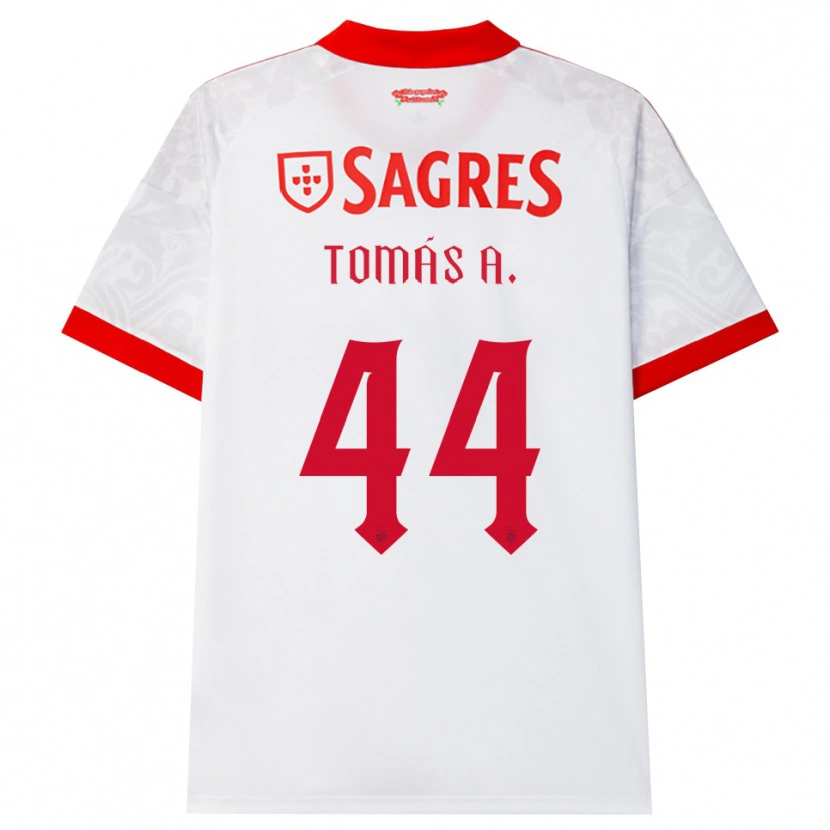 Danxen Homem Camisola Tomás Araújo #44 Branco Vermelho Amarelo Alternativa 2026/27 Camisa Brasil