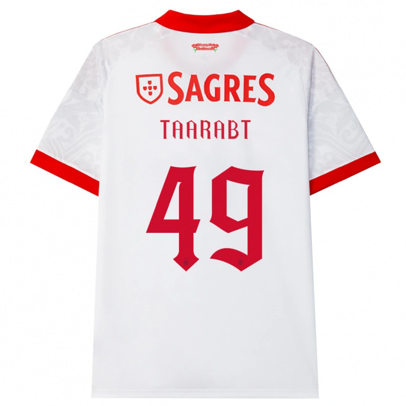 Danxen Homem Camisola Adel Taarabt #49 Branco Vermelho Amarelo Alternativa 2026/27 Camisa Brasil