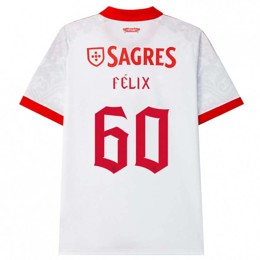 Danxen Homem Camisola Nuno Félix #60 Branco Vermelho Amarelo Alternativa 2026/27 Camisa Brasil