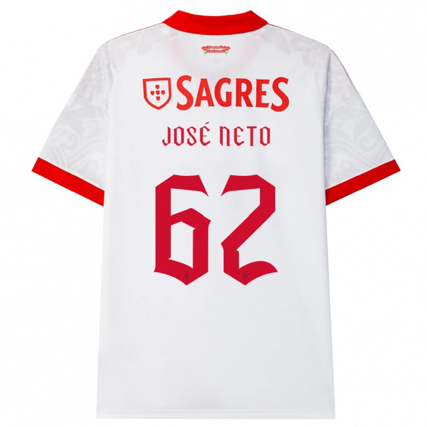 Danxen Homem Camisola José Neto #62 Branco Vermelho Amarelo Alternativa 2026/27 Camisa Brasil