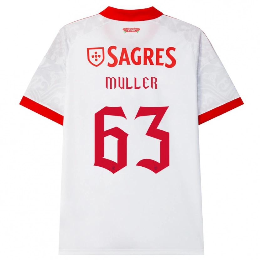 Danxen Homem Camisola José Müller #63 Branco Vermelho Amarelo Alternativa 2026/27 Camisa Brasil