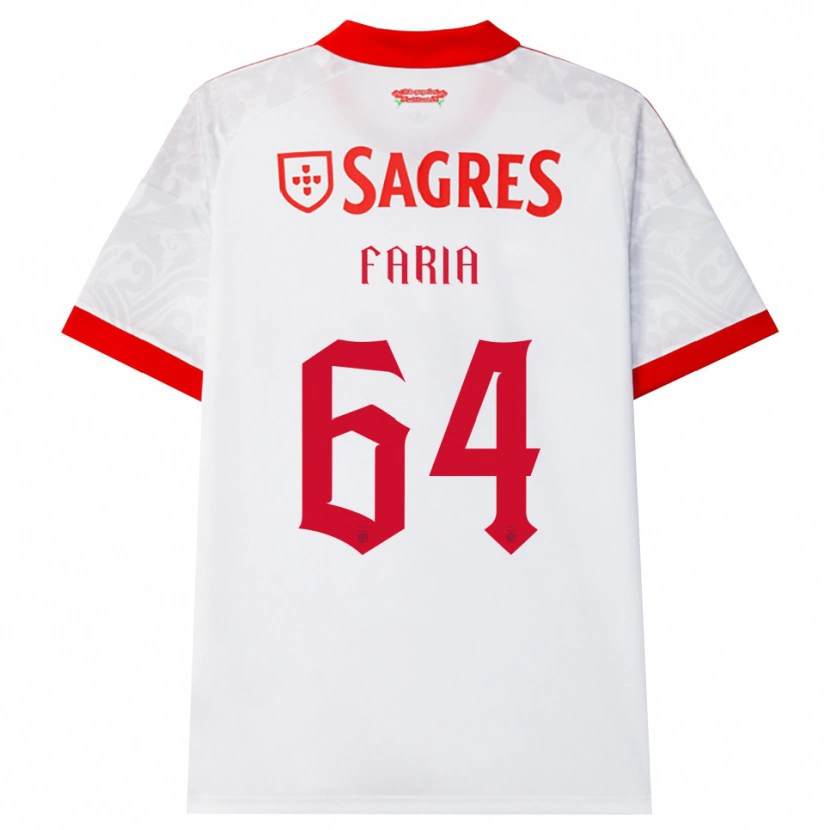 Danxen Homem Camisola Hugo Faria #64 Branco Vermelho Amarelo Alternativa 2026/27 Camisa Brasil