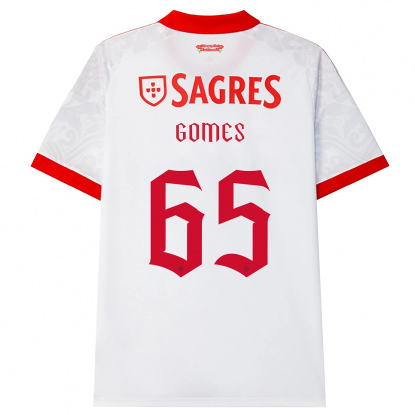 Danxen Homem Camisola André Gomes #65 Branco Vermelho Amarelo Alternativa 2026/27 Camisa Brasil