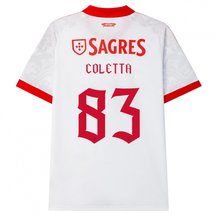 Danxen Homem Camisola Federico Coletta #83 Branco Vermelho Amarelo Alternativa 2026/27 Camisa Brasil