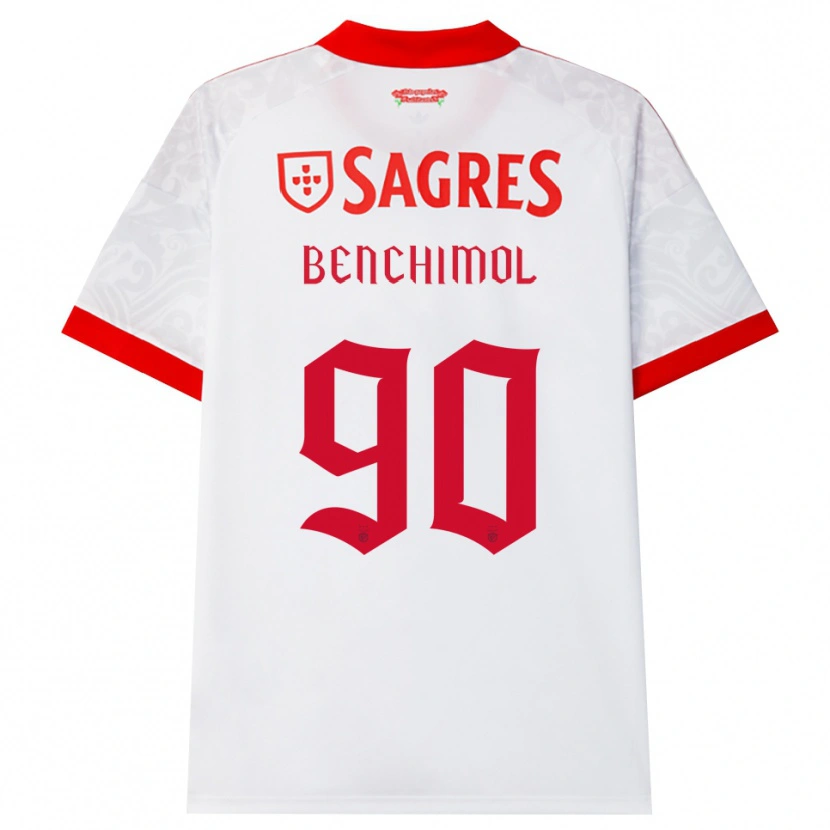 Danxen Homem Camisola Benchimol #90 Branco Vermelho Amarelo Alternativa 2026/27 Camisa Brasil