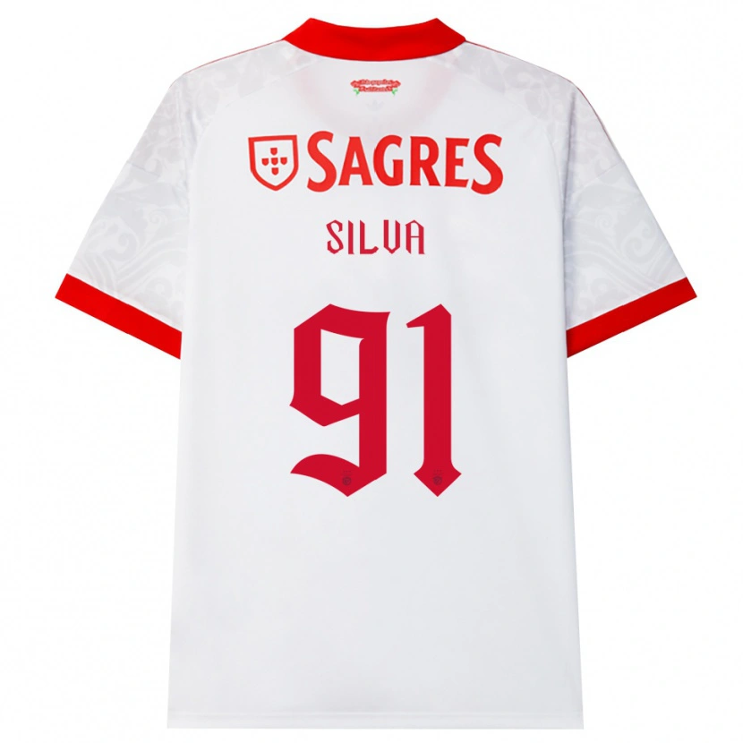Danxen Homem Camisola Francisco Silva #91 Branco Vermelho Amarelo Alternativa 2026/27 Camisa Brasil