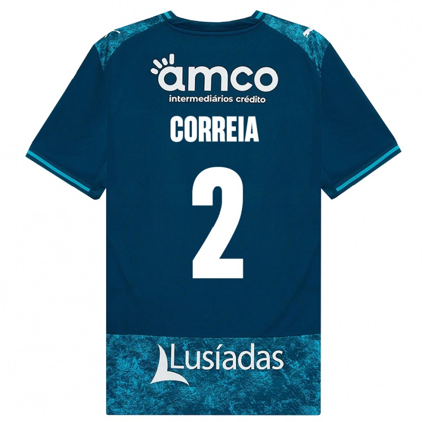 Danxen Homem Camisola Nuno Correia #2 Darkslategray Mediumturquoise Alternativa 2026/27 Camisa Brasil