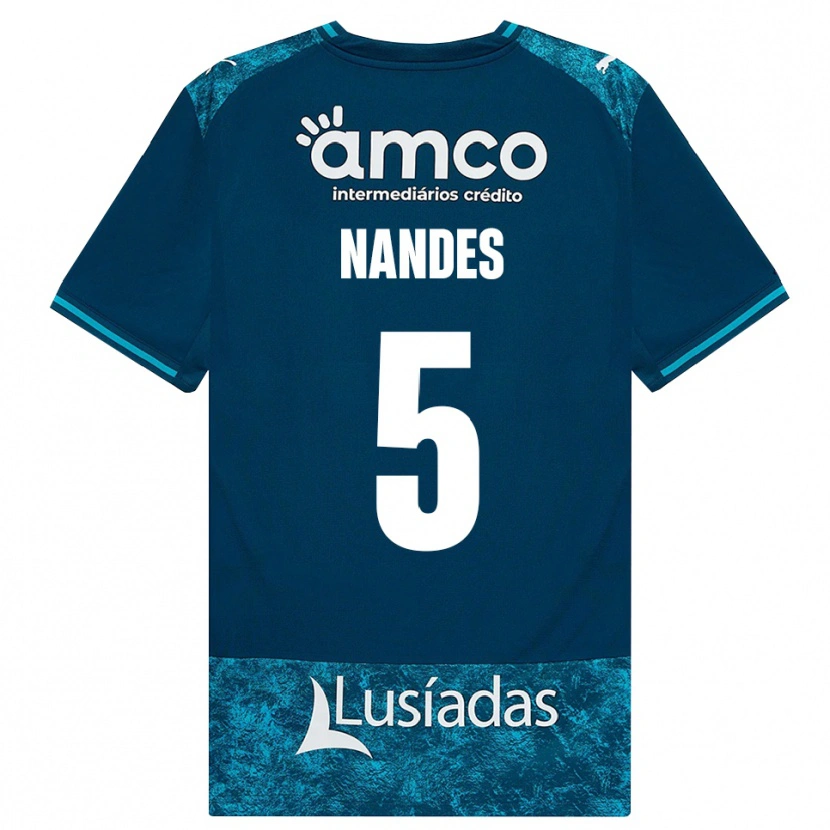 Danxen Homem Camisola Nandes #5 Darkslategray Mediumturquoise Alternativa 2026/27 Camisa Brasil