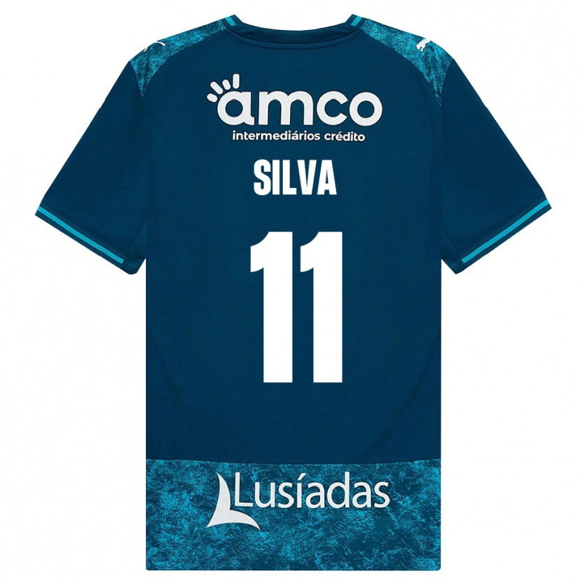 Danxen Homem Camisola Gabriel Silva #11 Darkslategray Mediumturquoise Alternativa 2026/27 Camisa Brasil