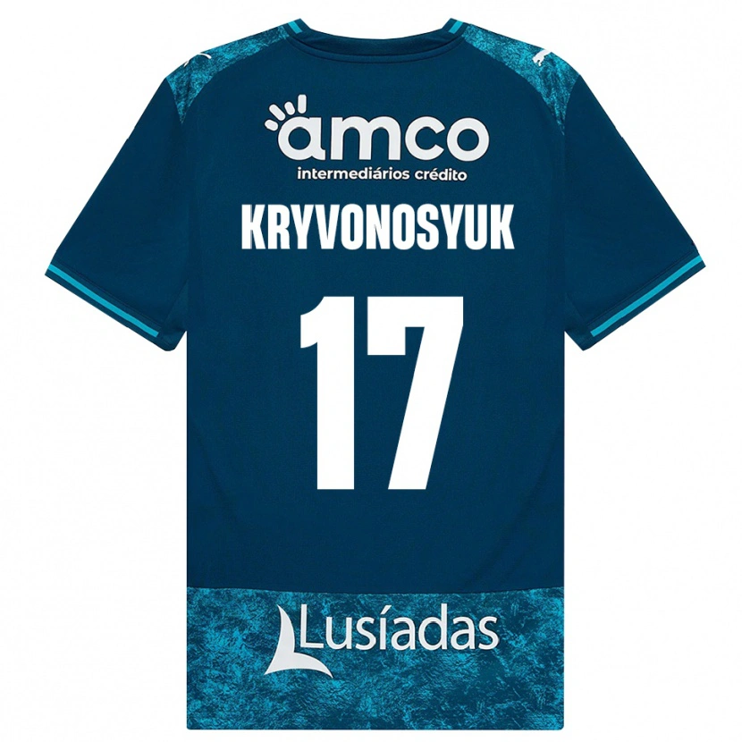 Danxen Homem Camisola Leonardo Kryvonosyuk #17 Darkslategray Mediumturquoise Alternativa 2026/27 Camisa Brasil