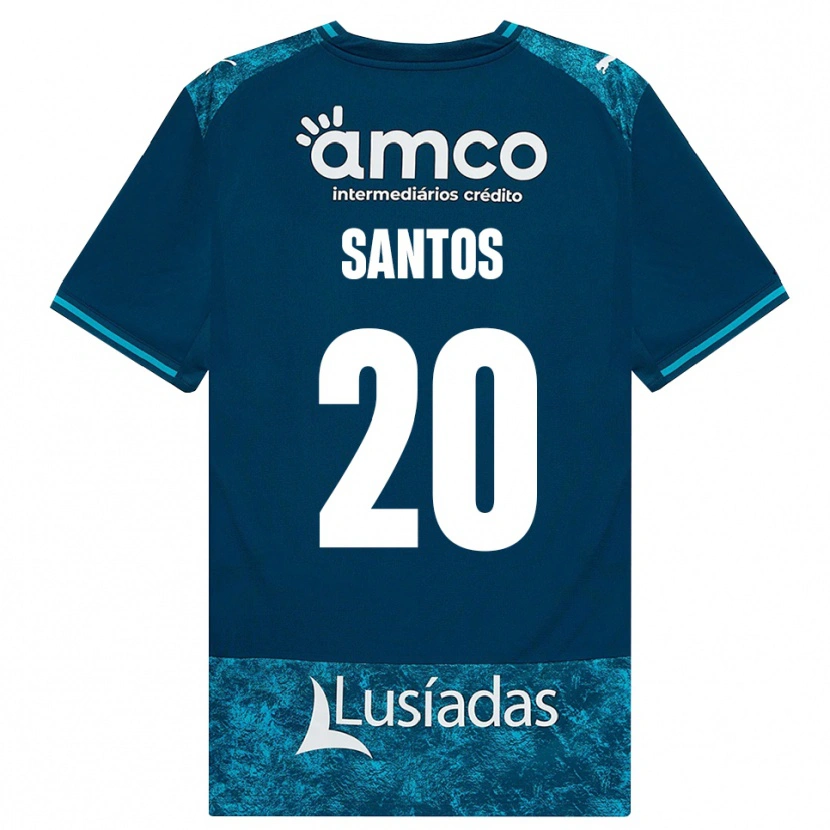 Danxen Homem Camisola Lourenço Santos #20 Darkslategray Mediumturquoise Alternativa 2026/27 Camisa Brasil