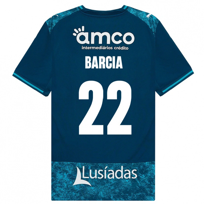 Danxen Homem Camisola Sergio Barcia #22 Darkslategray Mediumturquoise Alternativa 2026/27 Camisa Brasil