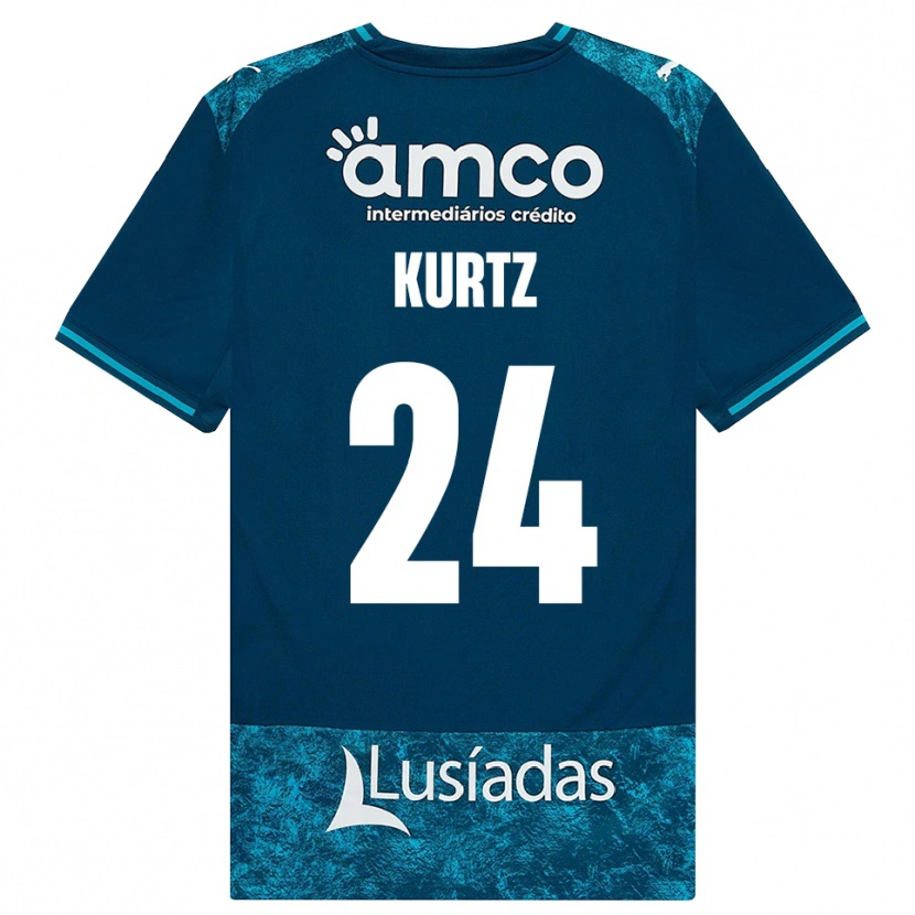 Danxen Homem Camisola Linus Kurtz #24 Darkslategray Mediumturquoise Alternativa 2026/27 Camisa Brasil