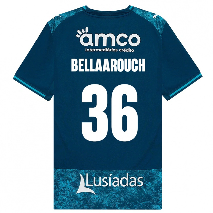 Danxen Homem Camisola Alaa Bellaarouch #36 Darkslategray Mediumturquoise Alternativa 2026/27 Camisa Brasil