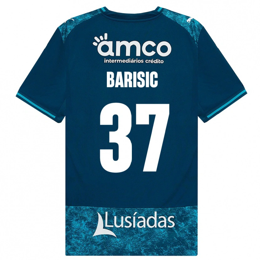 Danxen Homem Camisola Adrian Barisic #37 Darkslategray Mediumturquoise Alternativa 2026/27 Camisa Brasil