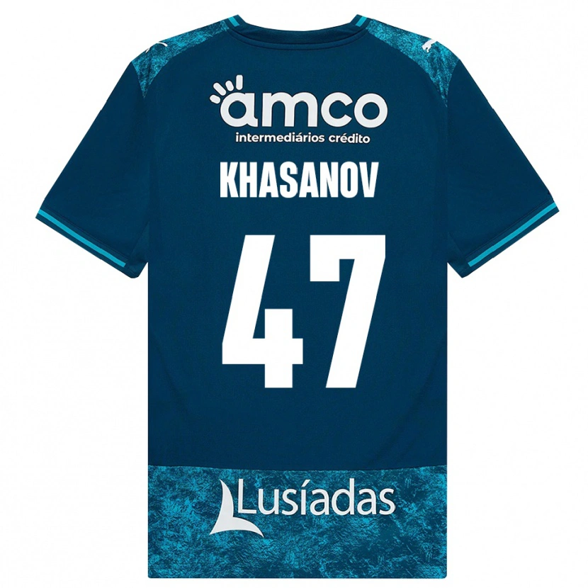 Danxen Homem Camisola Sadriddin Khasanov #47 Darkslategray Mediumturquoise Alternativa 2026/27 Camisa Brasil