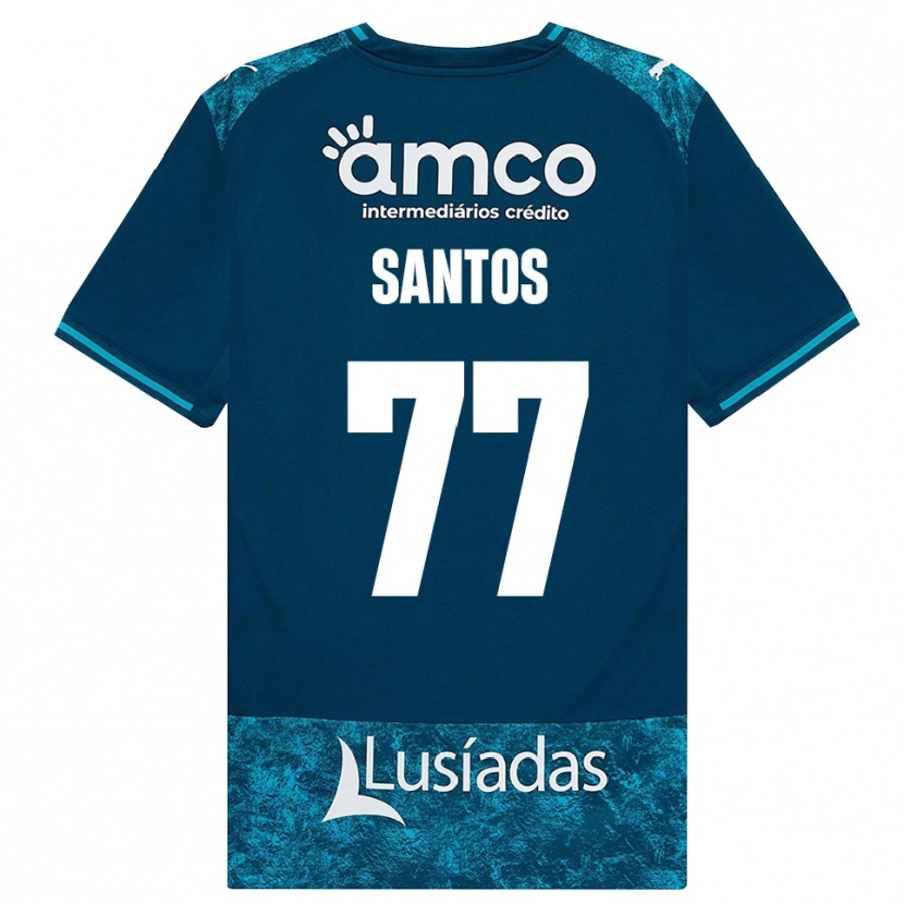 Danxen Homem Camisola Edu Santos #77 Darkslategray Mediumturquoise Alternativa 2026/27 Camisa Brasil