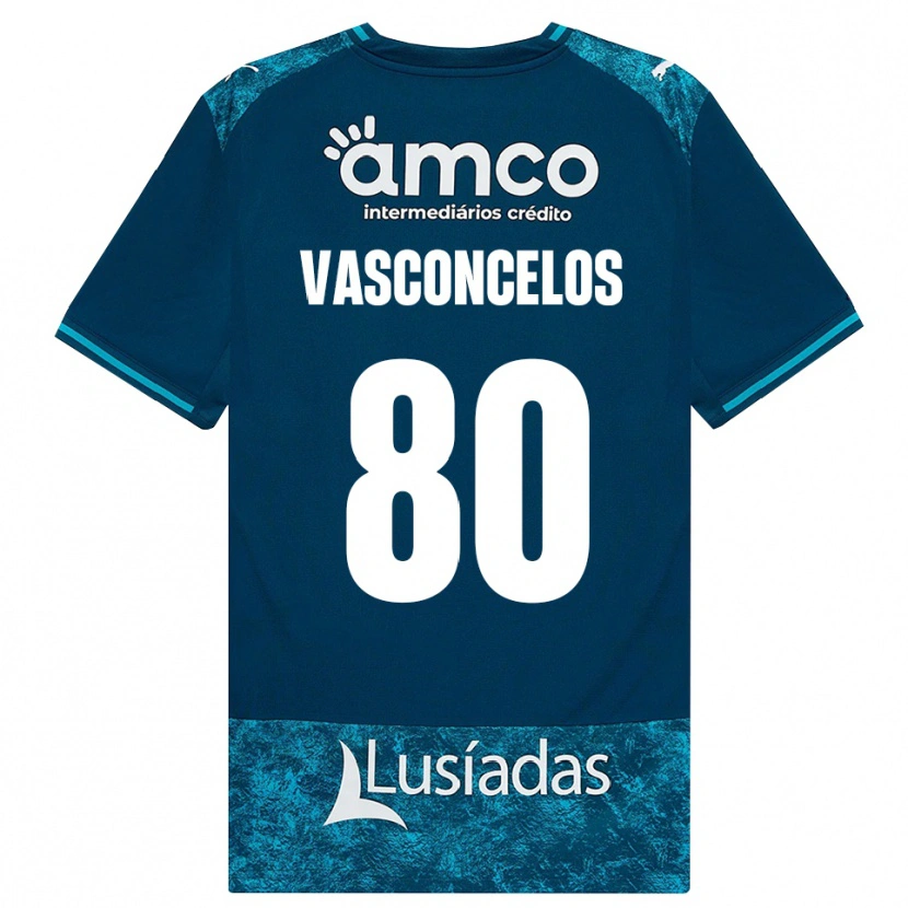 Danxen Homem Camisola Vasconcelos #80 Darkslategray Mediumturquoise Alternativa 2026/27 Camisa Brasil