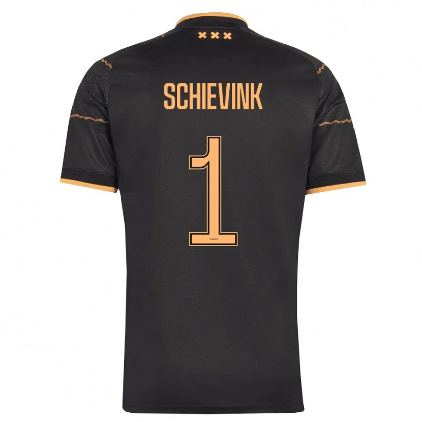 Danxen Homem Camisola Floris Schievink #1 Preto Laranja Alternativa 2026/27 Camisa Brasil