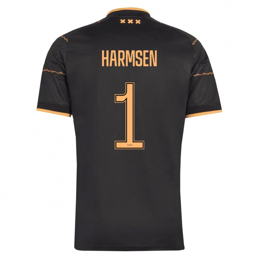 Danxen Homem Camisola Tymo Harmsen #1 Preto Laranja Alternativa 2026/27 Camisa Brasil