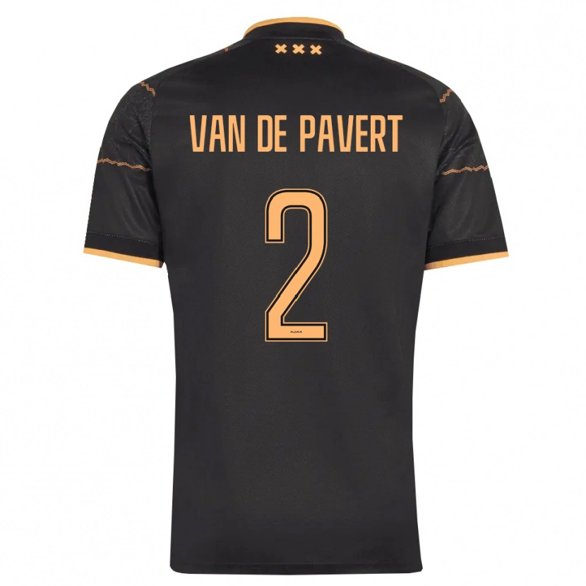 Danxen Homem Camisola Ryan Van De Pavert #2 Preto Laranja Alternativa 2026/27 Camisa Brasil