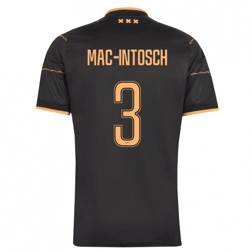 Danxen Homem Camisola Calvin Mac-Intosch #3 Preto Laranja Alternativa 2026/27 Camisa Brasil