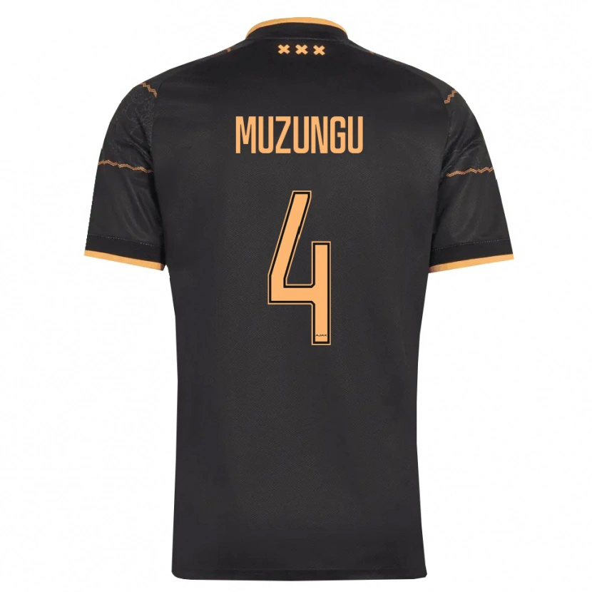 Danxen Homem Camisola Marvyn Muzungu #4 Preto Laranja Alternativa 2026/27 Camisa Brasil
