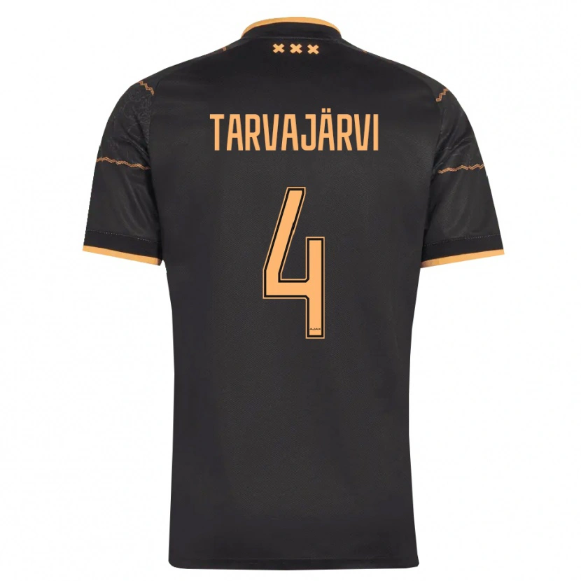 Danxen Homem Camisola Niilo Tarvajärvi #4 Preto Laranja Alternativa 2026/27 Camisa Brasil