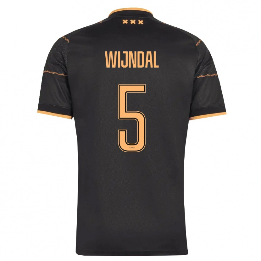 Danxen Homem Camisola Owen Wijndal #5 Preto Laranja Alternativa 2026/27 Camisa Brasil