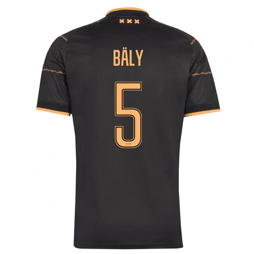 Danxen Homem Camisola Darryl Bäly #5 Preto Laranja Alternativa 2026/27 Camisa Brasil