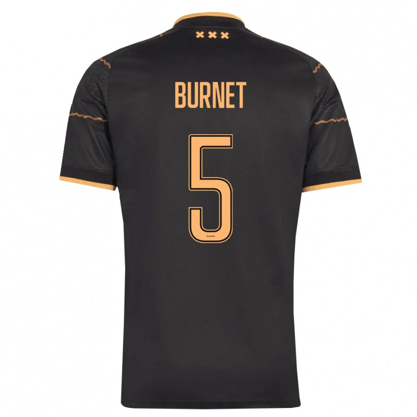 Danxen Homem Camisola Lorenzo Burnet #5 Preto Laranja Alternativa 2026/27 Camisa Brasil