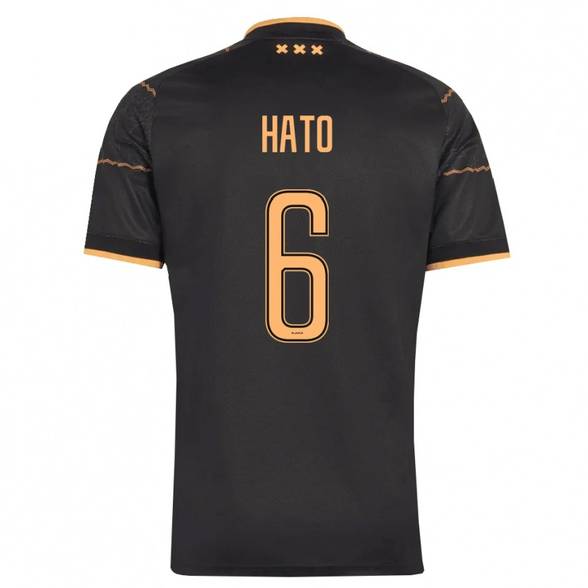 Danxen Homem Camisola Elgyn Hato #6 Preto Laranja Alternativa 2026/27 Camisa Brasil