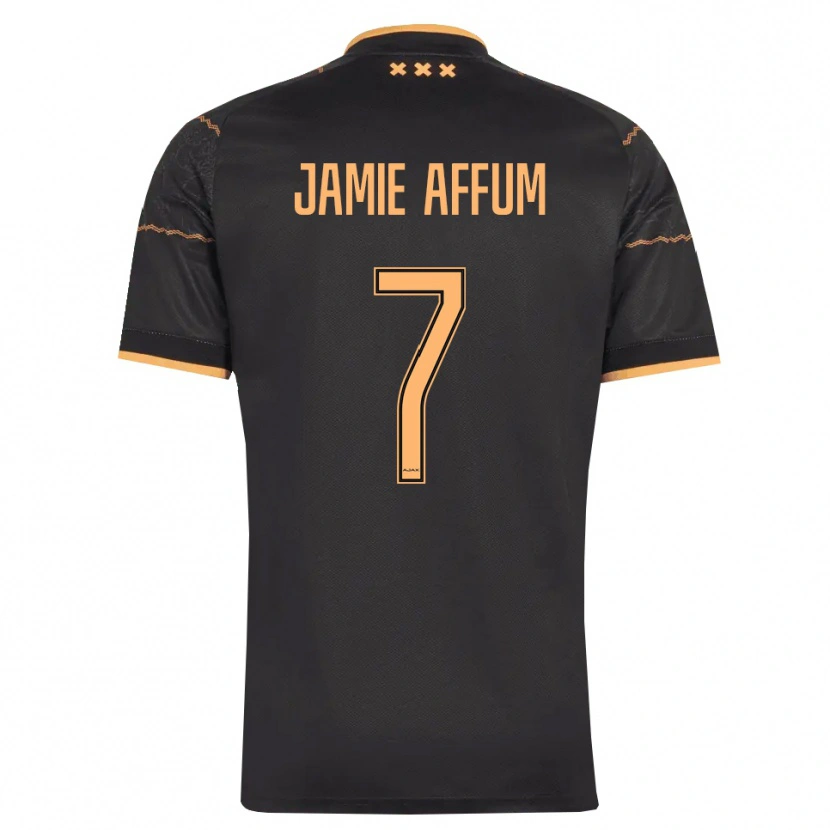 Danxen Homem Camisola Deonell Jamie Affum #7 Preto Laranja Alternativa 2026/27 Camisa Brasil