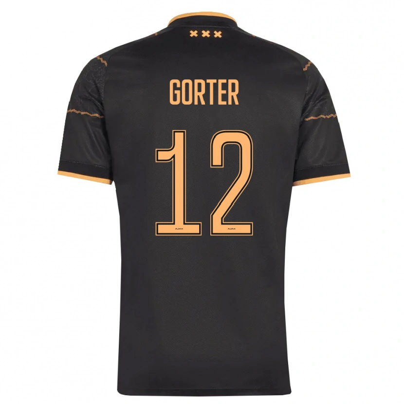 Danxen Homem Camisola Jay Gorter #12 Preto Laranja Alternativa 2026/27 Camisa Brasil