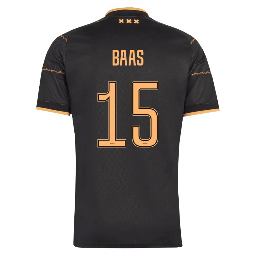 Danxen Homem Camisola Youri Baas #15 Preto Laranja Alternativa 2026/27 Camisa Brasil