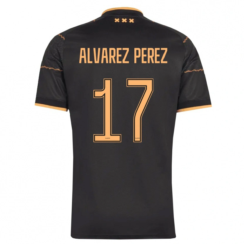 Danxen Homem Camisola Marley Álvarez Pérez #17 Preto Laranja Alternativa 2026/27 Camisa Brasil