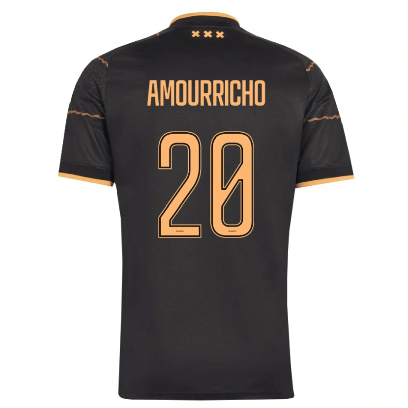 Danxen Homem Camisola Amourricho Van Axel Dongen #20 Preto Laranja Alternativa 2026/27 Camisa Brasil