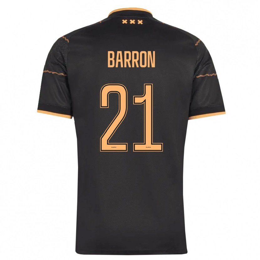 Danxen Homem Camisola Eternal Barron #21 Preto Laranja Alternativa 2026/27 Camisa Brasil