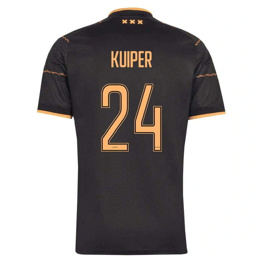 Danxen Homem Camisola Justen Kuiper #24 Preto Laranja Alternativa 2026/27 Camisa Brasil