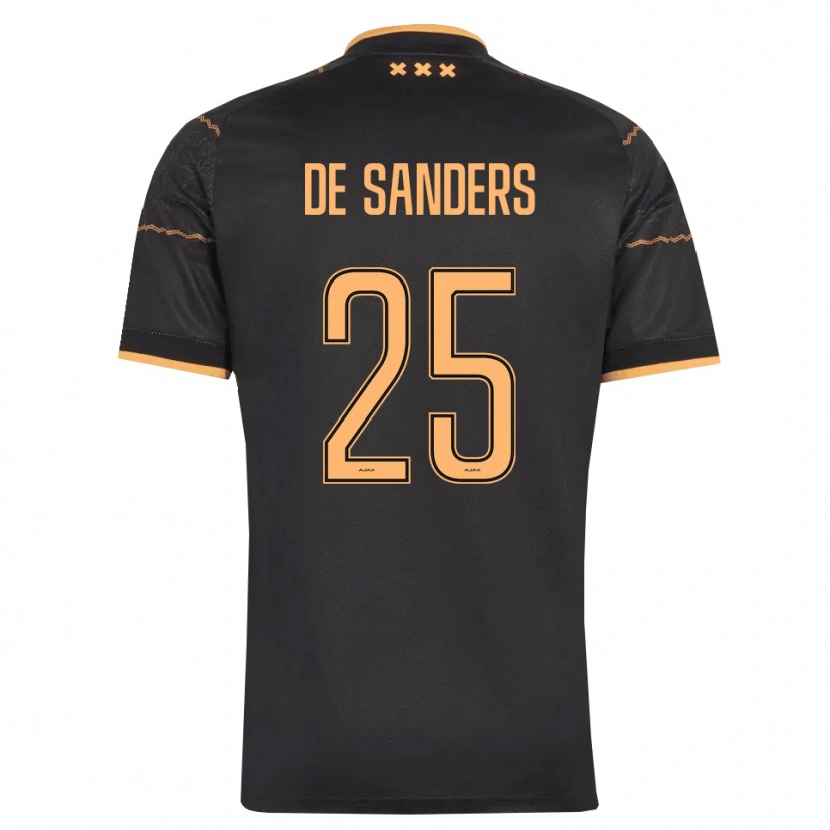 Danxen Homem Camisola Kay-Lee De Sanders #25 Preto Laranja Alternativa 2026/27 Camisa Brasil