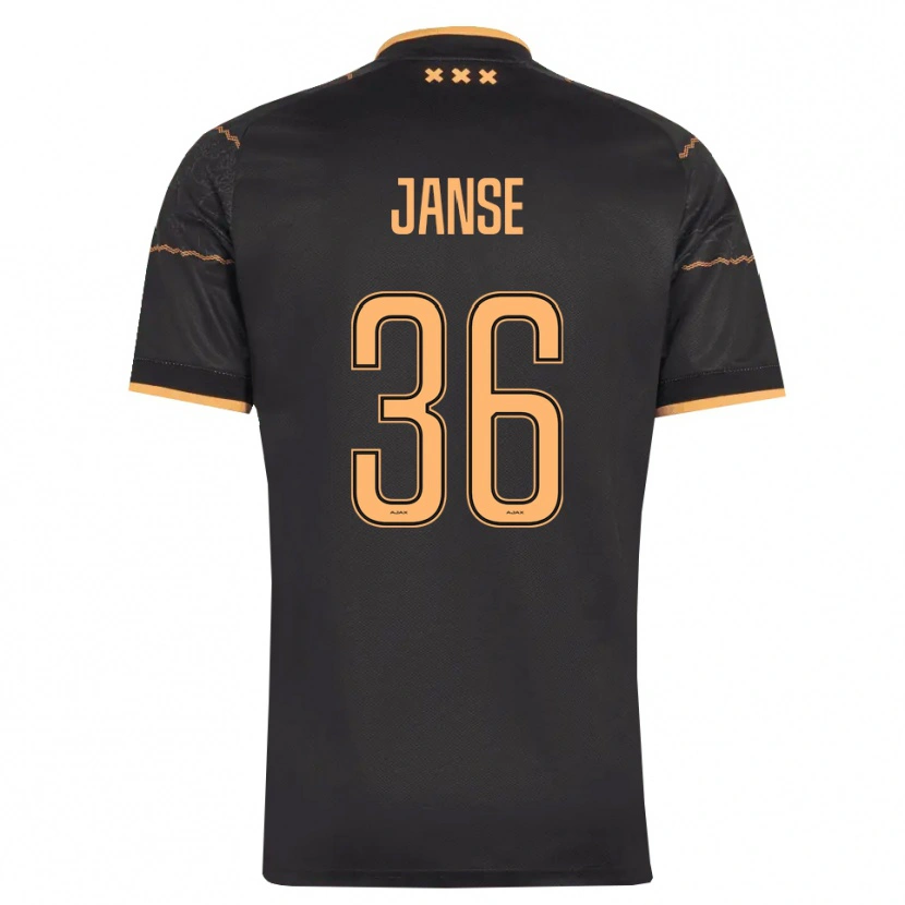 Danxen Homem Camisola Dies Janse #36 Preto Laranja Alternativa 2026/27 Camisa Brasil