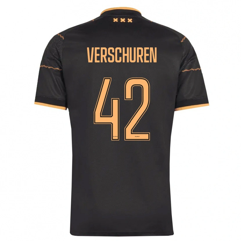 Danxen Homem Camisola Nick Verschuren #42 Preto Laranja Alternativa 2026/27 Camisa Brasil