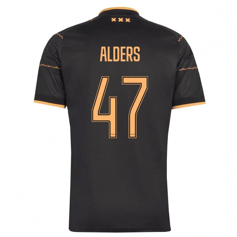 Danxen Homem Camisola Gerald Alders #47 Preto Laranja Alternativa 2026/27 Camisa Brasil